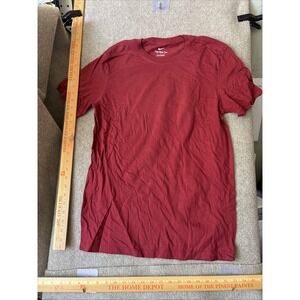 Pack Of 10 Nike Shirt Adult Small Red Athletic Cut Swoosh Logo Basic Essential
